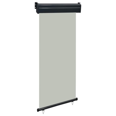 Auvent latéral de balcon 85x250 cm Gris 