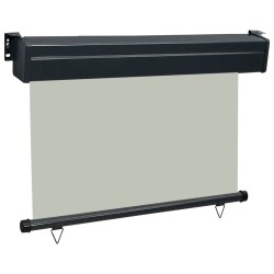Auvent latéral de balcon 85x250 cm Gris 