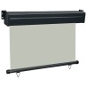 Auvent latéral de balcon 85x250 cm Gris 