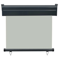 Auvent latéral de balcon 85x250 cm Gris 