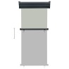 Auvent latéral de balcon 85x250 cm Gris 