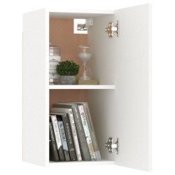 Ensemble de meubles TV 4 pcs Blanc Bois d'ingénierie 