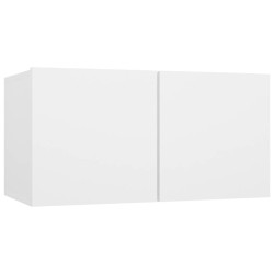 Ensemble de meubles TV 4 pcs Blanc Bois d'ingénierie 