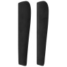 Tête de lit avec oreilles Noir 183x23x118/128 cm Velours 