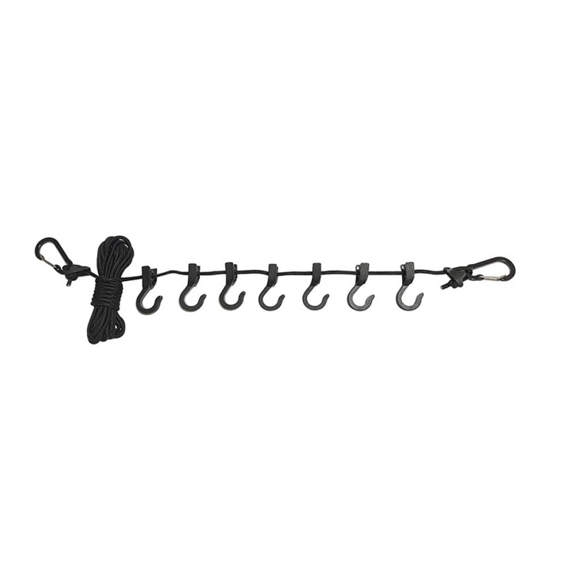 Corde suspendue pour séchage du linge, 5m, accessoires de Camping poly Corde suspendue pour séchage du linge, 5m, accessoires de Camping poly