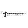 Corde suspendue pour séchage du linge, 5m, accessoires de Camping poly