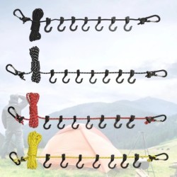 Corde suspendue pour séchage du linge, 5m, accessoires de Camping poly