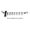 Corde suspendue pour séchage du linge, 5m, accessoires de Camping poly