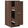 Armoire apothicaire chêne marron 30x41x77,5cm bois d'ingénierie 