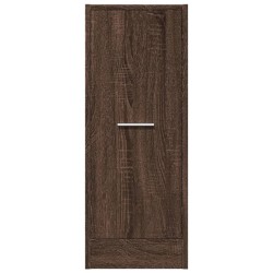 Armoire apothicaire chêne marron 30x41x77,5cm bois d'ingénierie 