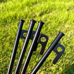 Piquets de tente à clous de tente extérieure de 4 pièces/8 pouces, piq