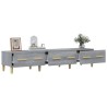 Meuble TV Sonoma gris 150x34,5x30 cm Bois d'ingénierie 