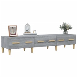 Meuble TV Sonoma gris 150x34,5x30 cm Bois d'ingénierie 