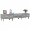 Meuble TV Sonoma gris 150x34,5x30 cm Bois d'ingénierie 