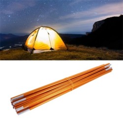 Canne à Tente en Aluminium pour Randonnée et Camping, Support en Allia