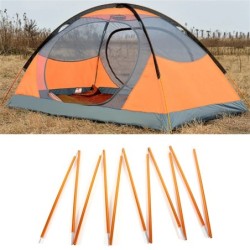 Canne à Tente en Aluminium pour Randonnée et Camping, Support en Allia