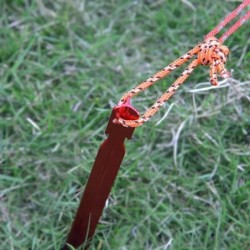 Tente en alliage d'aluminium de 18cm, 10 pièces/lot, piquets robustes 