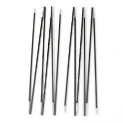 1 paire de tiges de tente de remplacement en Fiber de verre, Kit de po