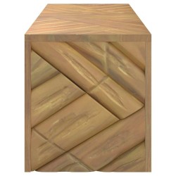 Table basse 110x35x38 cm bois massif de teck 