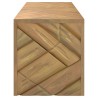 Table basse 110x35x38 cm bois massif de teck 