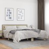 Cadre de lit sans matelas chêne sonoma 180x200 cm 