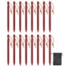 16 pièces piquets de tente 18cm piquets de Camping piquets de jardin e