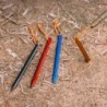 16 pièces piquets de tente 18cm piquets de Camping piquets de jardin e