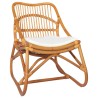 Chaise en rotin Marron clair Lin  