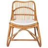 Chaise en rotin Marron clair Lin  