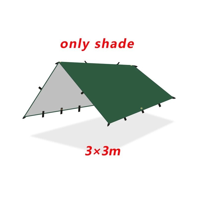 4x4m 4x3m 3x3m 19 Points de suspension tente bâche survie abri solaire 4x4m 4x3m 3x3m 19 Points de suspension tente bâche survie abri solaire