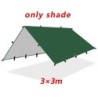 4x4m 4x3m 3x3m 19 Points de suspension tente bâche survie abri solaire
