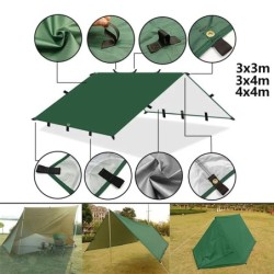 4x4m 4x3m 3x3m 19 Points de suspension tente bâche survie abri solaire