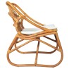 Chaise en rotin Marron clair Lin  