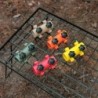 Auvent coloré, tuyau de fixation de poteau, support de sol, coupe-vent