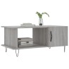 Table basse sonoma gris 90x50x40 cm bois d'ingénierie 