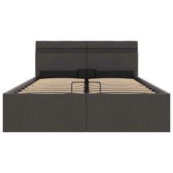 Cadre de lit à rangement hydraulique sans matelas 120x200 cm 