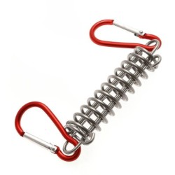 Tendeur de tente en acier inoxydable, corde à vent, boucle à ressort, 
