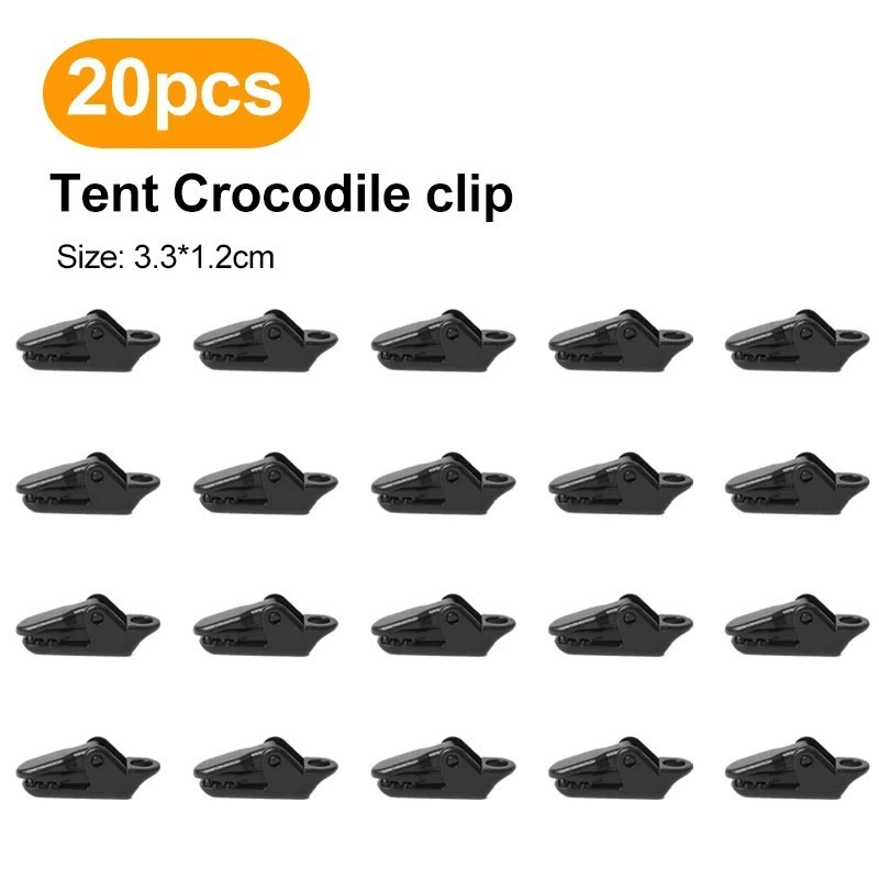 10/20/50pcs Clips de tente robustes Clips de bâche extérieure Anti-ven 10/20/50pcs Clips de tente robustes Clips de bâche extérieure Anti-ven