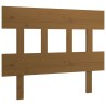 Tête de lit Marron miel 78,5x3x81 cm Bois massif de pin 