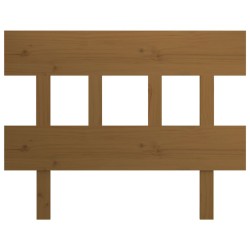 Tête de lit Marron miel 78,5x3x81 cm Bois massif de pin 