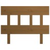 Tête de lit Marron miel 78,5x3x81 cm Bois massif de pin 
