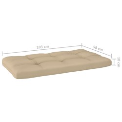 Canapé d'angle palette de jardin Bois de pin imprégné de blanc 