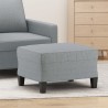 Repose-pied Gris clair 60x50x41 cm Tissu 
