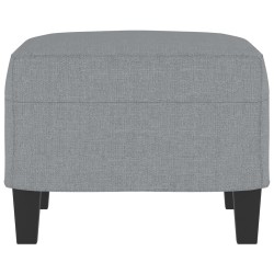 Repose-pied Gris clair 60x50x41 cm Tissu 