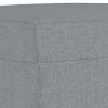 Repose-pied Gris clair 60x50x41 cm Tissu 