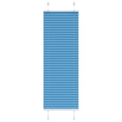 Store plissé bleu 50x100 cm largeur du tissu 49,4 cm polyester 