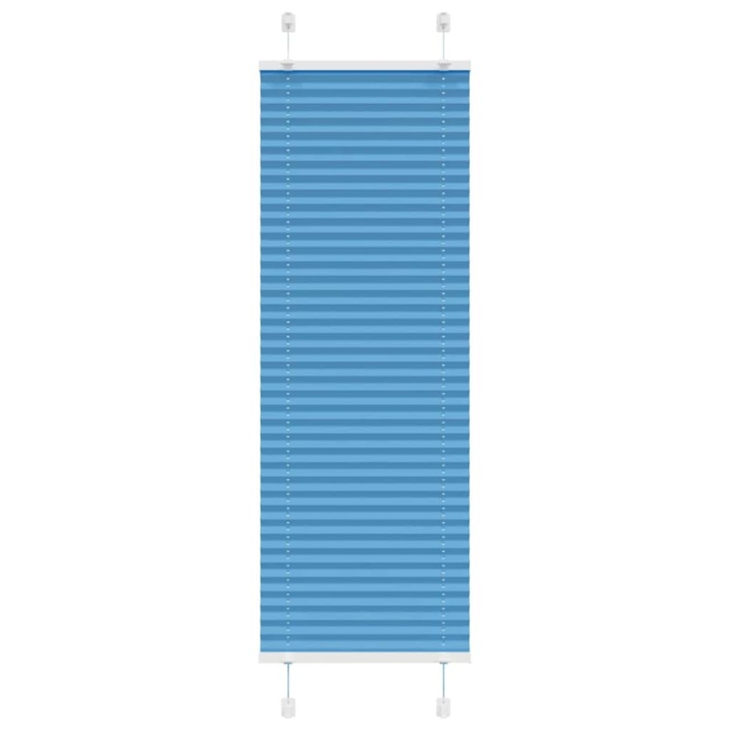 Store plissé bleu 50x100 cm largeur du tissu 49,4 cm polyester 