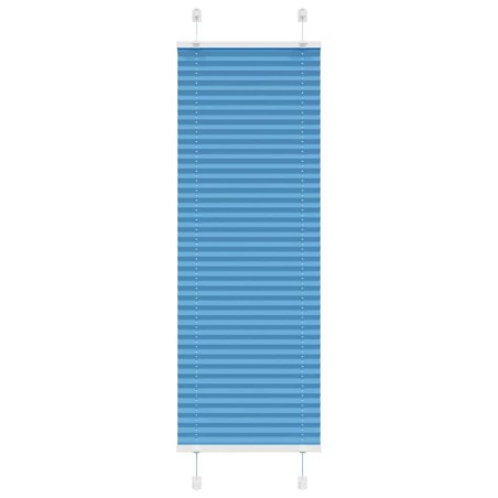 Store plissé bleu 50x100 cm largeur du tissu 49,4 cm polyester 