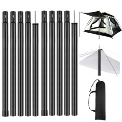 Poteaux de tente télescopiques, lot de 2 poteaux d'auvent de Camping u