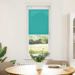 Store plissé vert pétrole 50x100 cm largeur du tissu 49,4 cm 